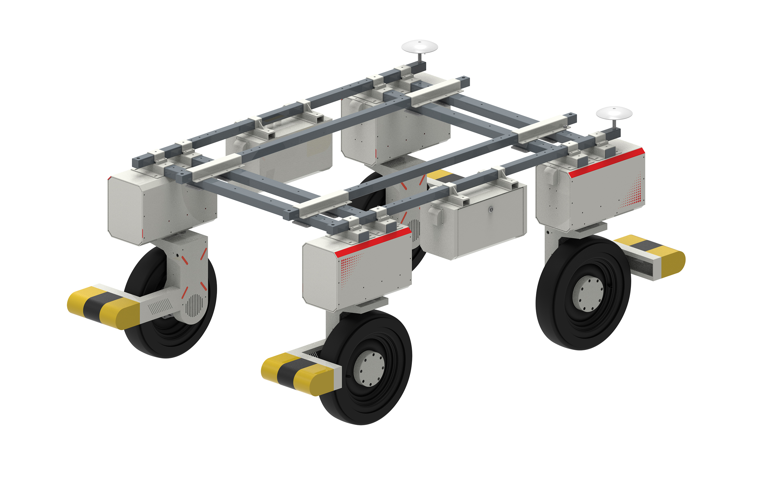 Four-Wheel Four-Steer Adjustable-Track Chassis RMP-WL300